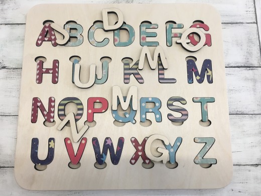 Азбука "Английский алфавит" с цветной печатью