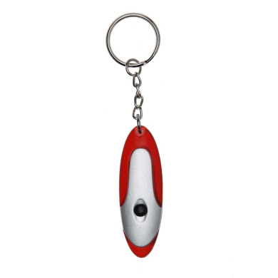 Metal flashlight keychain for logo application