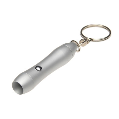 Aluminum keychain flashlight for logo application