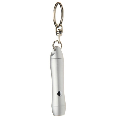 Aluminum keychain flashlight for logo application