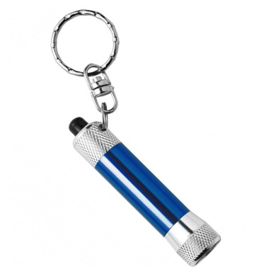 Aluminum keychain flashlight for logo application