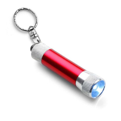 Aluminum keychain flashlight for logo application