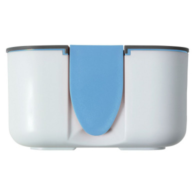 Lunch box with phone holder for logo application