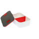 Lunch box with phone holder for logo application