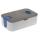 Lunch box with phone holder for logo application