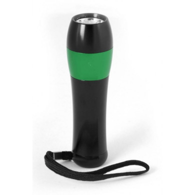 Metal flashlight, 9 LEDs for logo application