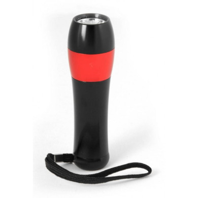 Metal flashlight, 9 LEDs for logo application