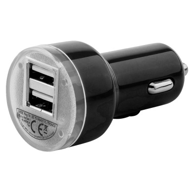 Автомобільний адаптер з USB під нанесення логотипу