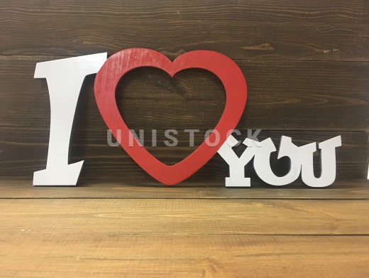 Photo Frame "I LOVE YOU"