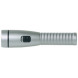 The flashlight is plastic for logo application