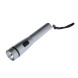 The flashlight is plastic for logo application