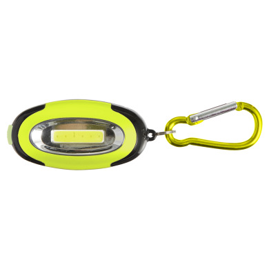 Plastic keychain flashlight for logo application