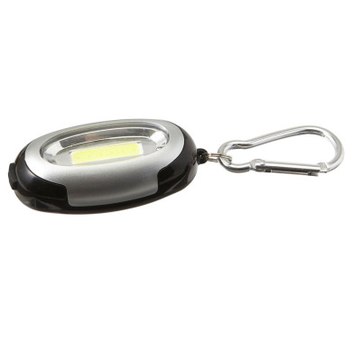 Plastic keychain flashlight for logo application