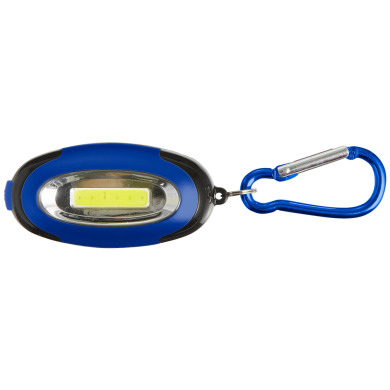 Plastic keychain flashlight for logo application