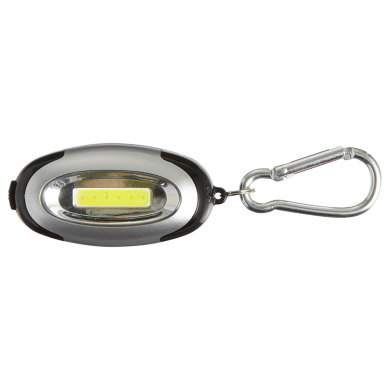 Plastic keychain flashlight for logo application