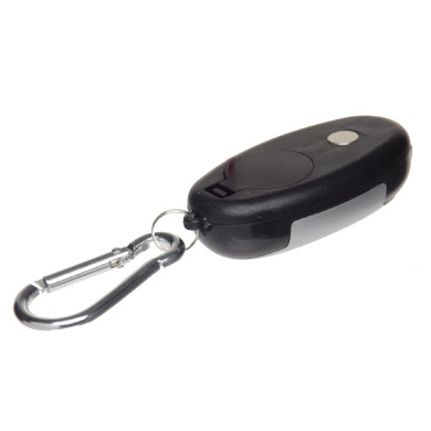 Plastic keychain flashlight for logo application