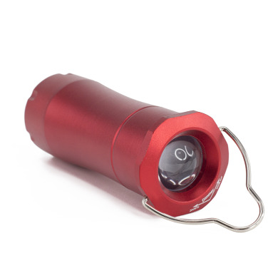 Glow manual flashlight, 4 in 1, AL, lens, focus for logo application