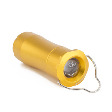 Glow manual flashlight, 4 in 1, AL, lens, focus for logo application