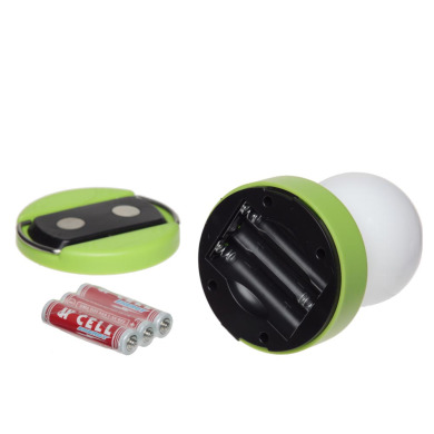 The plastic lamp - flashlight for logo application