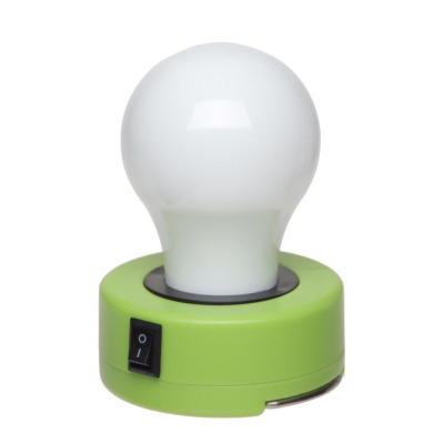 The plastic lamp - flashlight for logo application