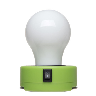 The plastic lamp - flashlight for logo application