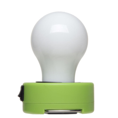 The plastic lamp - flashlight for logo application