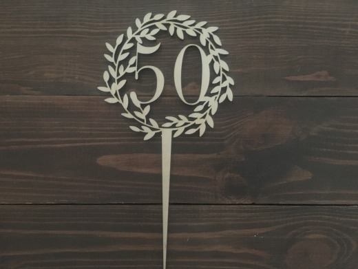 Topper anniversary "50"
