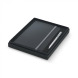 Gift set of A5 notebook and ballpoint pen for logo application