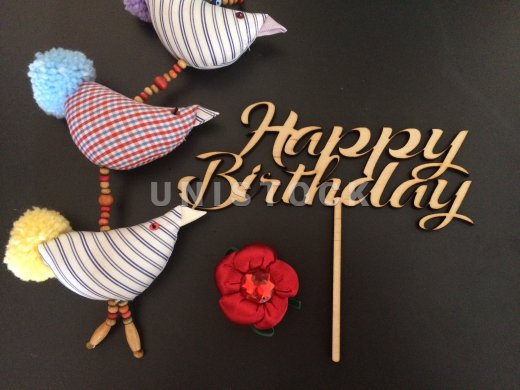 Topper "Happy Birthday"