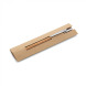 Cork pen in a case for logo application