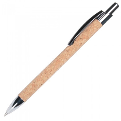 Cork pen in a case for logo application