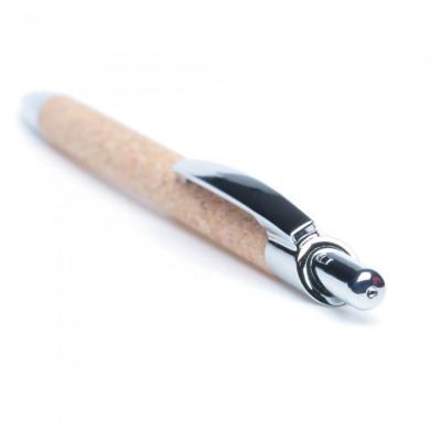 Cork pen in a case for logo application