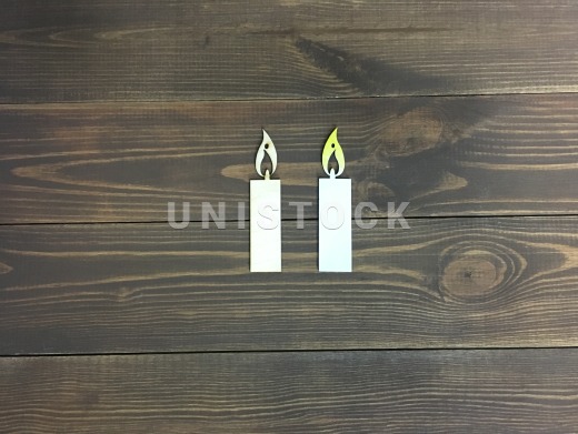 Новогодний декор "Свеча"