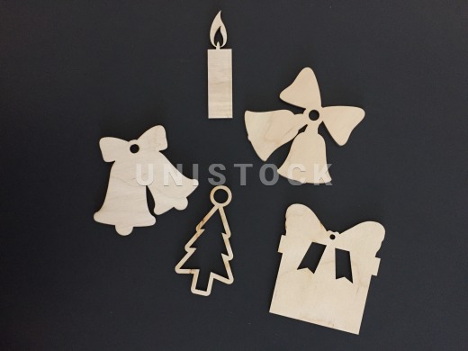 Новогодний декор "Свеча"