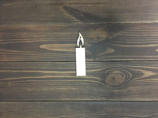 Новогодний декор "Свеча"