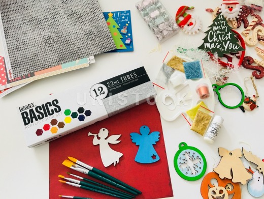 Новогодний декор "Свеча"