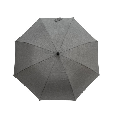 Umbrella cane "LINE ART STATUS" melange for logo application