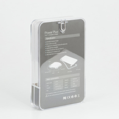 Павербанк (портативний акумулятор) Trick, 6000 mAh, 2 USB під нанесення логотипу