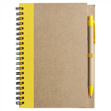 Eco notebook A5 for logo application