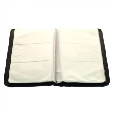 Brown business card holder for 72 cards for logo application