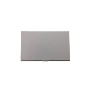 Case for business cards metal for logo application