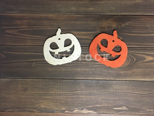 Decor for Halloween "Pumpkin" 10x10 cm