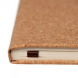 Eco notebook A5 from cork for logo application