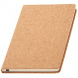 Eco notebook A5 from cork for logo application