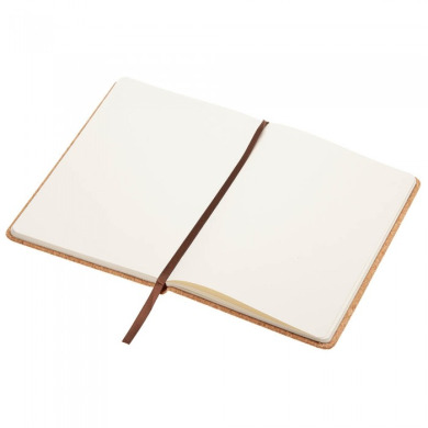 Eco notebook A5 from cork for logo application