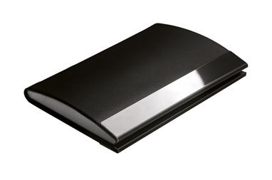 Business card holder, black for logo application