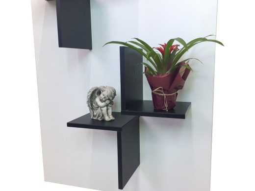 Полиця навісна "Біле та чорне"