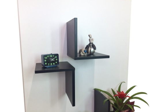 Полиця навісна "Біле та чорне"