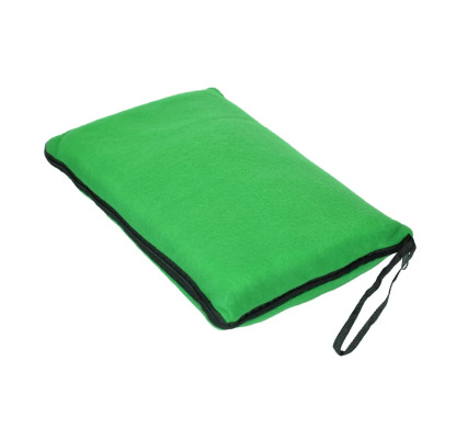 Plaid pillow made of fleece Warm for logo application