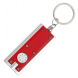 Plastic keychain flashlight for logo application